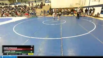 165 lbs Cons. Round 1 - Carson Cook, Concordia University Wisconsin vs Nate Stokhaug, University Of Wisconsin-Oshkosh