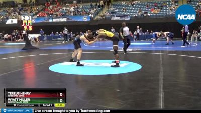 197 lbs Cons. Round 2 - Tereus Henry, Fort Hays State vs Wyatt Miller, Grand Valley State