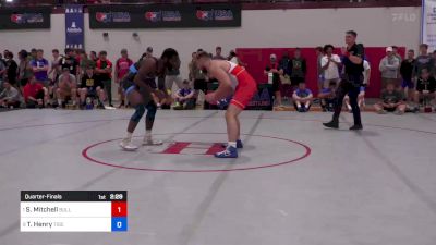 97 kg Quarterfinal - Samuel Mitchell, Bulls Wrestling Club vs Tereus Henry, Tiger Den Wrestling Club