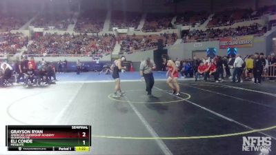 D3-138 lbs Semifinal - Eli Conde, Mesquite vs Grayson Ryan, American Leadership Academy Ironwood HS