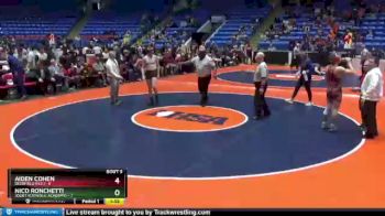 170 lbs Finals (8 Team) - Nico Ronchetti, Joliet (Catholic Academy) vs Aiden Cohen, Deerfield (H.S.)
