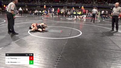 70 lbs Round Of 16 - Joseph Fleming, Delaware Valley vs Michael Nicosia, Pocono Mtn East