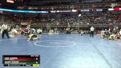 2A-138 lbs Quarterfinal - Ragen Hasche, Central Lyon/George-Little Rock vs Jase Jaspers, Mount Vernon