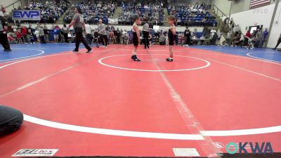 46 lbs Consi Of 4 - Jackson Warden, Jay Wrestling Club vs Lane Powell, Verdigris Youth Wrestling