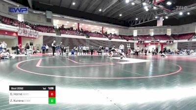 145 lbs Quarterfinal - Georgia Horne, Mustang High School Girls vs Zolie Kurena, Stillwater High School Girls