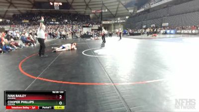 1B/2B 120 Semifinal - Cooper Phillips, Colfax vs Ivan Bailey, Kalama