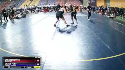 191 lbs Round 2 - Emersen Smith, Wartburg vs Grace Fort, Cornell College