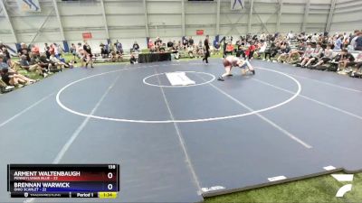 138 lbs Placement Matches (16 Team) - Arment Waltenbaugh, Pennsylvania Blue vs Brennan Warwick, Ohio Scarlet