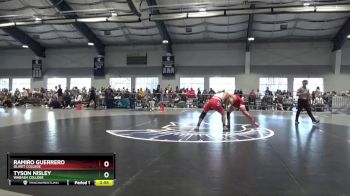 157 lbs Cons. Round 2 - Tyson Nisley, Wabash College vs Ramiro Guerrero, Olivet College