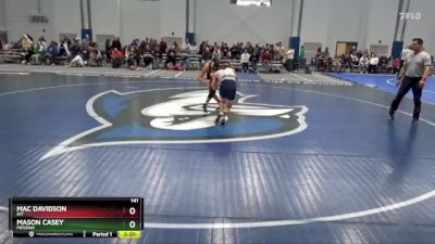 141 lbs Cons. Round 3 - Mason Casey, Messiah vs Mac Davidson, RIT