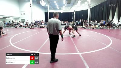 287 lbs Consi Of 4 - Brandon Lau, Pirate Wrestling Club vs Gabe Jang, Olympic