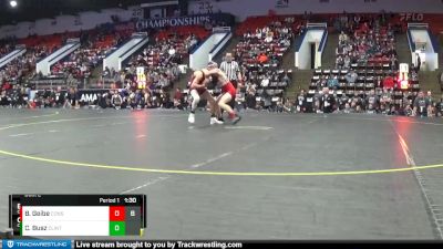 126 lbs Quarterfinals (8 Team) - Bear Geibe, Constantine HS vs Connor Busz, Clinton HS