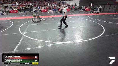 76 lbs Cons. Round 4 - Tucker Keberlein, Shiocton Wrestling Club vs Thomas Lohmar, Askren Wrestling Academy