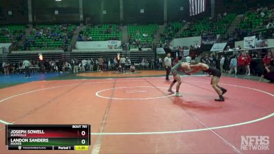 7A 126 lbs Semifinal - Joseph Sowell, Huntsville vs Landon Sanders, Hoover