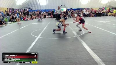 84 lbs Round 4 (8 Team) - Arav Pandey, Terps Xtreme vs Henry Craiglow, Dayton Bandits