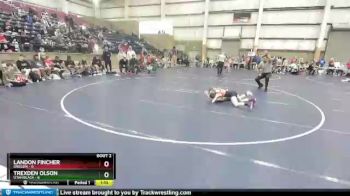 77 lbs Round 1 (4 Team) - Trexden Olson, Utah Black vs Landon Fincher, Oregon