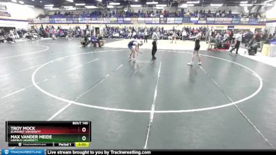 141 lbs Cons. Round 3 - Troy Mock, Elmhurst University vs Max Vander Meide, Linfield University