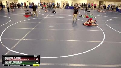 108 lbs Cons. Round 3 - Hudson Piekarski, Moorhead Wrestling Club vs Garrett Blaser, St. Francis Gladiators Wrestling Club