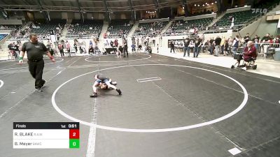 49 lbs Final - ROWDY BLAKE, R.A.W. vs Brodee Meyer, BAWC