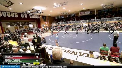 145 lbs Cons. Round 6 - Tensei Thompson, Bishop Kelly vs Colton Tucker, Coeur D`Alene High School