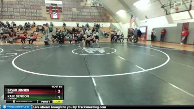 126 lbs Cons. Semi - Bryar Jensen, Omak vs Kase Denison, Tonasket