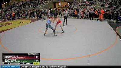 84 lbs Quarterfinal - Riley Wade, Roseburg Mat Club/Umpqua Valle vs Jaxon Ezelle, Team Bucs - North Bend Wrestli