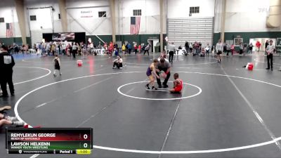 55 lbs Cons. Semi - Lawson Helkenn, Winner Youth Wrestling vs Remylekun George, Ready RP Nationals