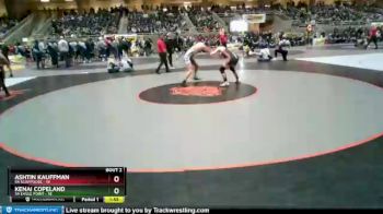 145 lbs Quarterfinals (8 Team) - Ashtin Kauffman, 5A Scappoose vs Kenai Copeland, 5A Eagle Point