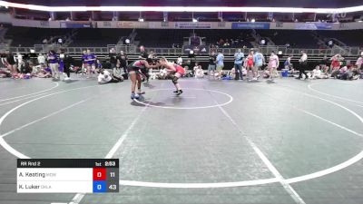 154 lbs Rr Rnd 2 - Abby Keating, Mowest Wild Dragons vs Kelice Luker, Oklahoma Supergirls