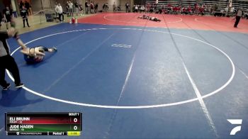 125 lbs Quarterfinals (8 Team) - Eli Brunn, Foley vs Jude Hagen, Bemidji