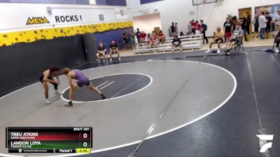 120 lbs Cons. Round 3 - Treu Atkins, HAWK Wrestling vs Landon Loya, TigerStyle WC