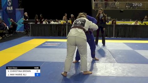 VICTORIA CHRISTINA BROWN vs JESSAMINE MAY MARIE ALI 2024 Pan Jiu Jitsu IBJJF Championship