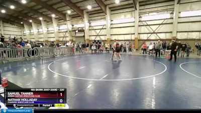 220 lbs Round 2 - Samuel Tanner, Green Canyon Wrestling Club vs Nathan Holladay, Charger Wrestling Club