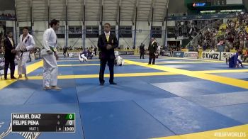 Manuel Diaz vs Felipe Pena IBJJF 2016 Worlds