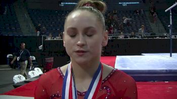 Rachel Gowey After 2nd Place AA - Secret Classic 2016
