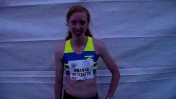 Amanda Eccleston after hitting Olympic standard