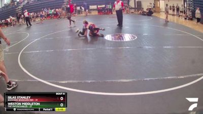 80 lbs Semis & 1st Wrestleback (8 Team) - Silas Stanley, Backyard Brawlers Red vs Weston MIddleton, The Untouchables