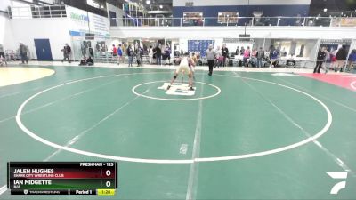 123 lbs Cons. Semi - Ian Midgette, N/A vs Jalen Hughes, Shark City Wrestling Club