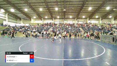 55-59 lbs Round 2 - Kanyan Grange, Ridgeline Riverhawks vs Harlym Ward, Bear River Wrestling Club