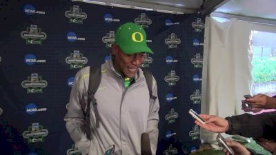 Coach Robert Johnson after Oregon men take 4th