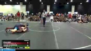182 lbs Round 2 (8 Team) - Kyle Grey, Backyard Boyz Black vs Mason Alsobrook, Longhorn WC