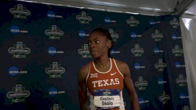 Courtney Okolo after winning NCAA 400 and 4x400 for Texas, caps historic career