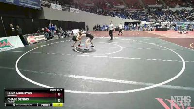 6A-160 lbs Champ. Round 2 - Chase Dennis, Tigard vs Luke Augustus, Newberg