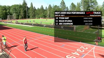 Men's 800m, Heat 7 - High Performance