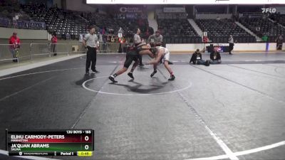 165 lbs Cons. Round 1 - Ja`Quan Abrams, Salina vs Elihu Carmody-Peters, Manhattan