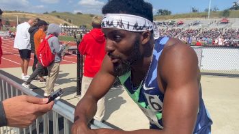 Kenny Bednarek Wants To Run 43 Seconds In The 400m