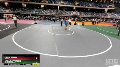 5A 165 lbs Cons. Semi - Layla Asana, Frisco vs Lydia Patterson, Richmond Foster