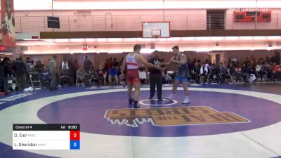 97 kg Consolation - Orry Elor, New York Athletic Club vs Lucas Sheridan, Army (WCAP)