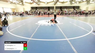 70-B lbs Consi Of 8 #2 - Brady Gallagher, Grit Mat Club vs Jovani Campagna, Elite Wrestling