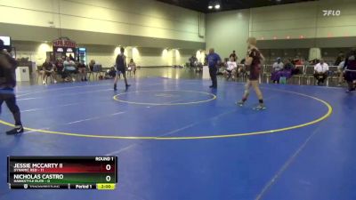 120 lbs Round 1 (6 Team) - Nicholas Castro, Hawkstyle Elite vs Jessie Mccarty II, Dynamic Red